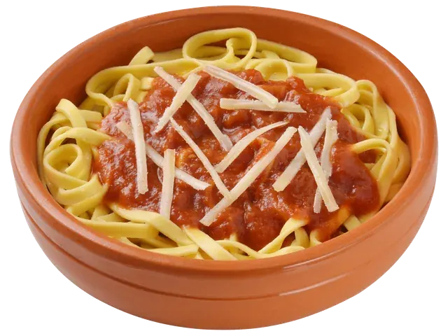 Talharine All Sugo, prato completo com acompanhamentos